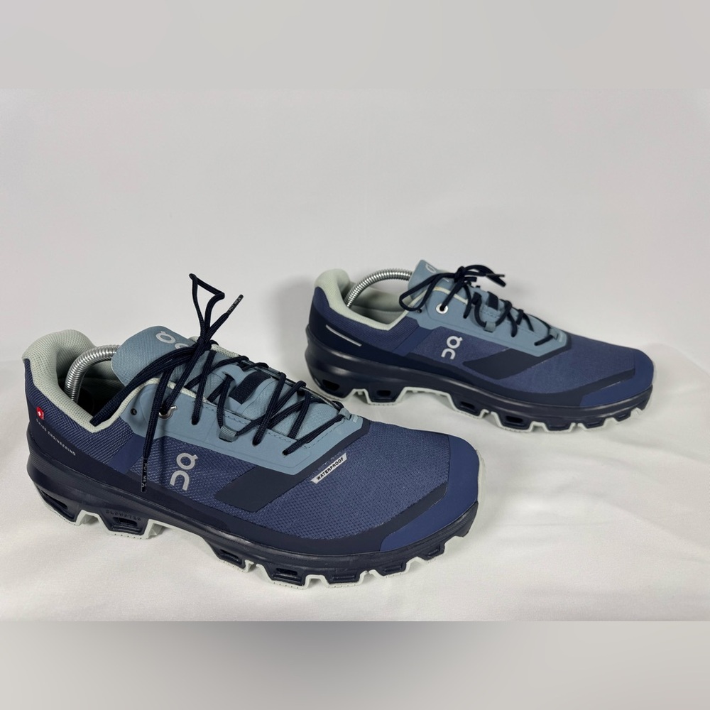 On Running Cloudventure Waterproof Men’s Trail Running Shoes in denim/midnight - Picture 5 of 15